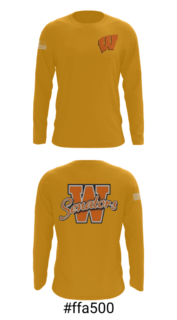 Long Sleeve Performance Shirt, Portsmouth West High School Basketball, Women's Basketball, Teamtime, Team time, sublimation, custom sports apparel, team uniforms, spirit wear, spiritwear, sports uniforms, custom shirts, team store, custom team store, fundraiser sports, apparel fundraiser