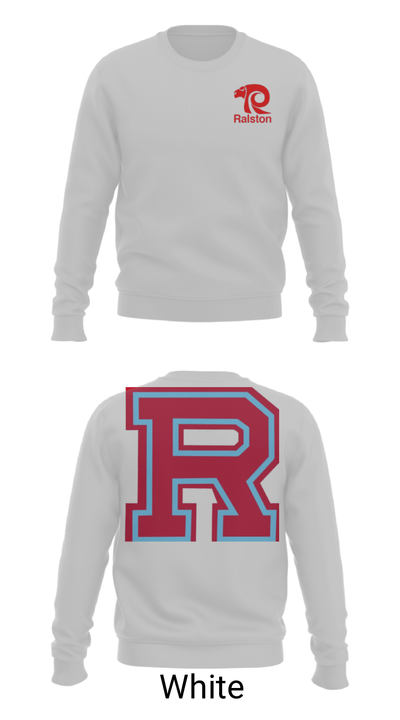 Ralston High School Wrestling 45661529 Crew Neck Sweatshirt - 2