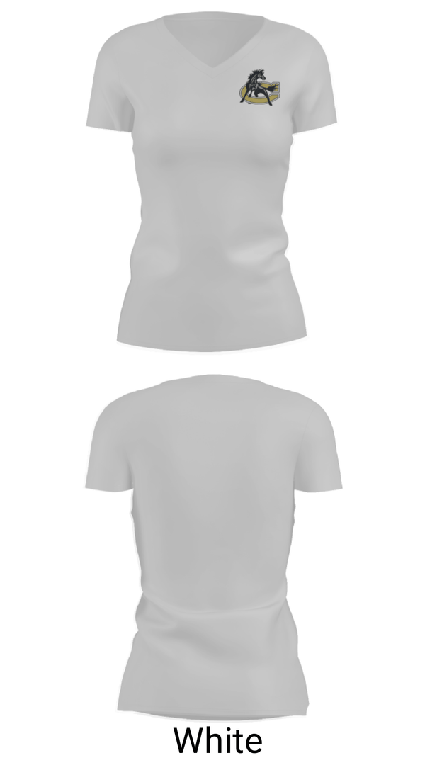 Women's Short Sleeve Vneck Shirt, Sampson Middle School, Spirit Store, Teamtime, Team time, sublimation, custom sports apparel, team uniforms, spirit wear, spiritwear, sports uniforms, custom shirts, team store, custom team store, fundraiser sports, apparel fundraiser