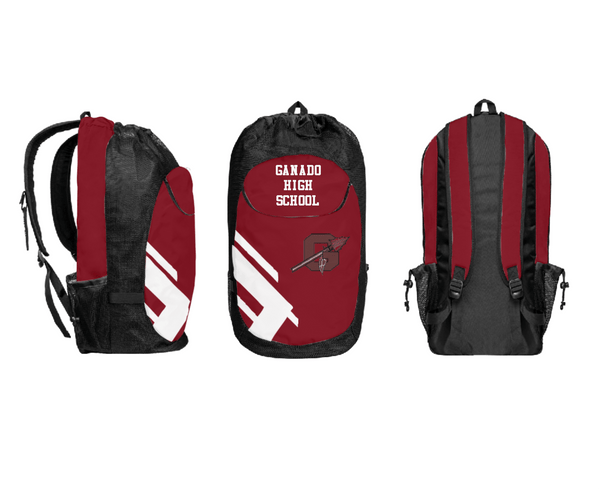 Gear Bag, Ganado High School, Spirit Store, Teamtime, Team time, sublimation, custom sports apparel, team uniforms, spirit wear, spiritwear, sports uniforms, custom shirts, team store, custom team store, fundraiser sports, apparel fundraiser