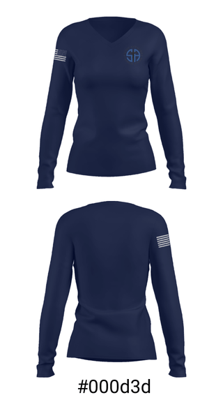 Women's Long Sleeve Vneck Shirt, St Anthony Catholic School Catholic School Sys, Spirit Store, Teamtime, Team time, sublimation, custom sports apparel, team uniforms, spirit wear, spiritwear, sports uniforms, custom shirts, team store, custom team store, fundraiser sports, apparel fundraiser