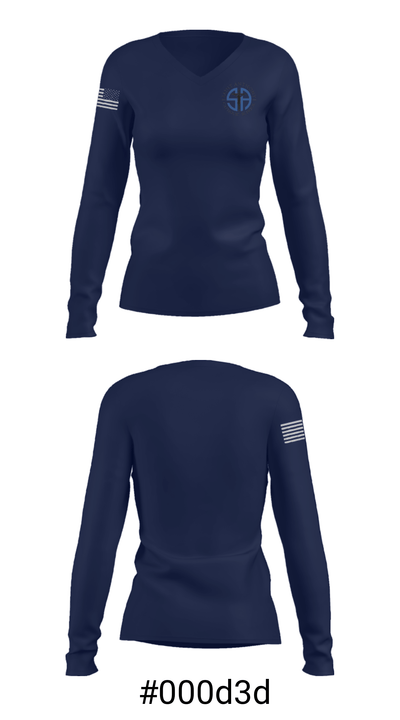 St Anthony Catholic School Catholic School Sys 64851304 Women's Long Sleeve V-neck Shirt - 20