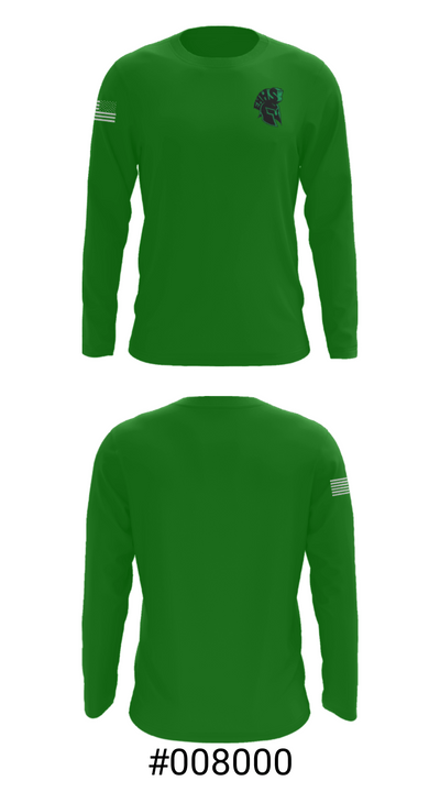 Elmont Memorial High School Track 34796714 Long Sleeve Performance Shirt - 18
