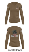 Airborne division 64639973 Women's Long Sleeve V-neck Shirt - 15