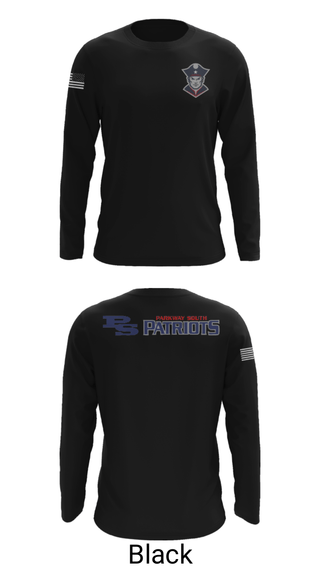Long Sleeve Performance Shirt, Parkway South High School Wrestling, Wrestling, Teamtime, Team time, sublimation, custom sports apparel, team uniforms, spirit wear, spiritwear, sports uniforms, custom shirts, team store, custom team store, fundraiser sports, apparel fundraiser