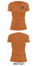 Powers Catholic High School Basketball 53830164 Women's Short Sleeve V-neck Shirt - 21