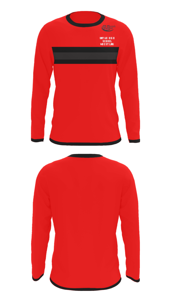 Long Sleeve Performance Shirt, Uintah High School Wrestling, Wrestling, Teamtime, Team time, sublimation, custom sports apparel, team uniforms, spirit wear, spiritwear, sports uniforms, custom shirts, team store, custom team store, fundraiser sports, apparel fundraiser