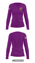 Oliver Springs High School 42114785 Women's Long Sleeve V-neck Shirt - 20