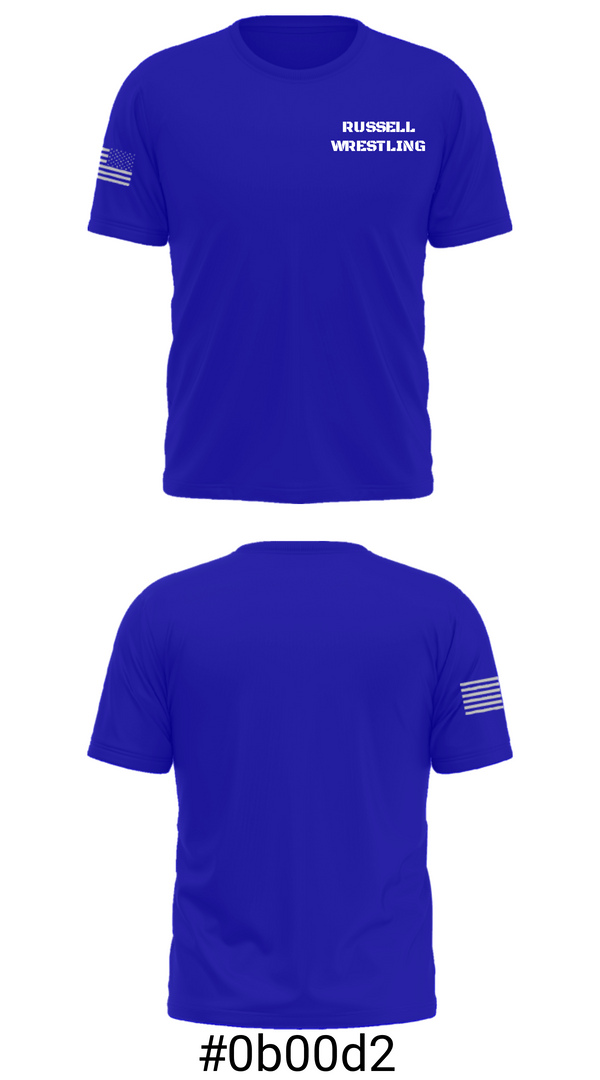 Short Sleeve Performance Shirt, RUSSELL WRESTLING, Wrestling, Teamtime, Team time, sublimation, custom sports apparel, team uniforms, spirit wear, spiritwear, sports uniforms, custom shirts, team store, custom team store, fundraiser sports, apparel fundraiser