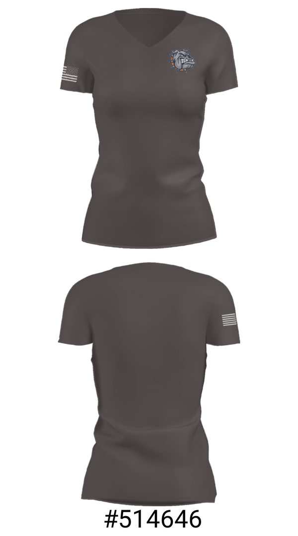 Women's Short Sleeve Vneck Shirt, Summerfield High School, Spirit Store, Teamtime, Team time, sublimation, custom sports apparel, team uniforms, spirit wear, spiritwear, sports uniforms, custom shirts, team store, custom team store, fundraiser sports, apparel fundraiser