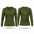 Infantry Women's Long Sleeve V-neck Shirt - 1