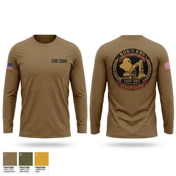 Long Sleeve Performance Shirt, 143rd RSG, National Guard, Teamtime, Team time, sublimation, custom sports apparel, team uniforms, spirit wear, spiritwear, sports uniforms, custom shirts, team store, custom team store, fundraiser sports, apparel fundraiser