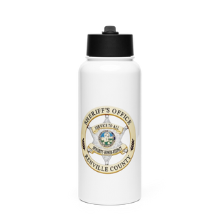 Renville County Sheriff's Office 38355062 Stainless Steel Water Bottle with a Straw Lid