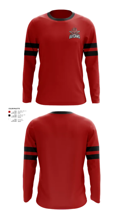 DownEast Outlaws 43136486 Long Sleeve Performance Shirt 21