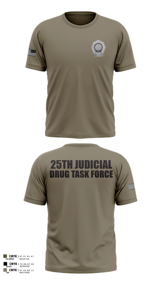 Short Sleeve Performance Shirt, 25th Judicial Drug Task Force, Police, Teamtime, Team time, sublimation, custom sports apparel, team uniforms, spirit wear, spiritwear, sports uniforms, custom shirts, team store, custom team store, fundraiser sports, apparel fundraiser
