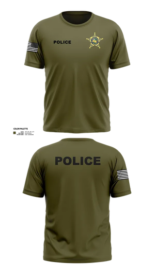 Old School Cotton Feel Shirt, St. Joseph County Police Department, , Teamtime, Team time, sublimation, custom sports apparel, team uniforms, spirit wear, spiritwear, sports uniforms, custom shirts, team store, custom team store, fundraiser sports, apparel fundraiser
