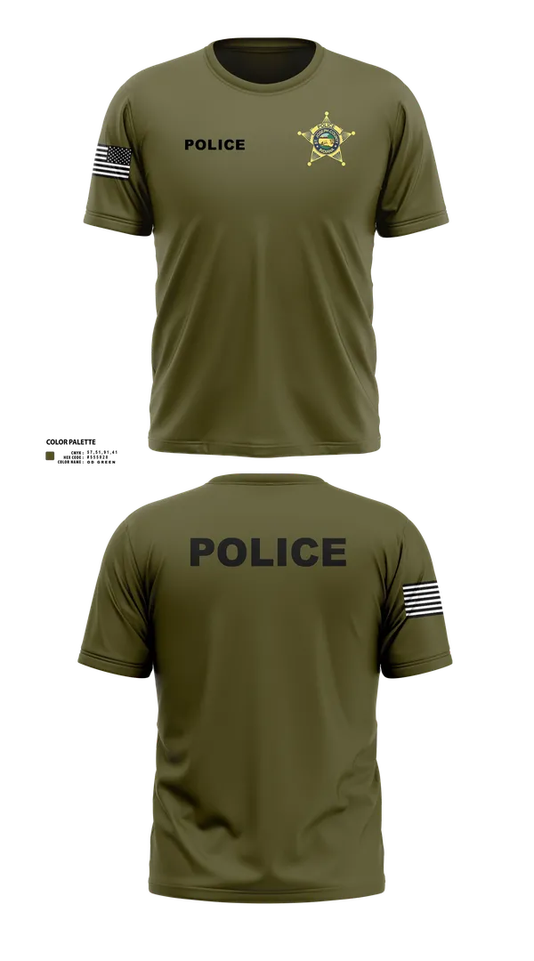 Old School Cotton Feel Shirt, St. Joseph County Police Department, , Teamtime, Team time, sublimation, custom sports apparel, team uniforms, spirit wear, spiritwear, sports uniforms, custom shirts, team store, custom team store, fundraiser sports, apparel fundraiser