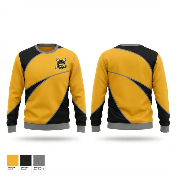Crew Neck Sweatshirt, Stingers, Softball, Teamtime, Team time, sublimation, custom sports apparel, team uniforms, spirit wear, spiritwear, sports uniforms, custom shirts, team store, custom team store, fundraiser sports, apparel fundraiser