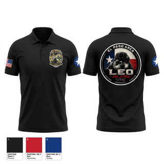 Short Sleeve Performance Polo, El Paso, Police, Teamtime, Team time, sublimation, custom sports apparel, team uniforms, spirit wear, spiritwear, sports uniforms, custom shirts, team store, custom team store, fundraiser sports, apparel fundraiser