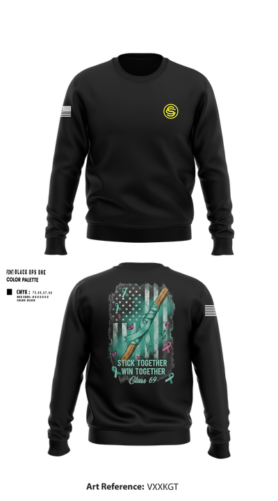Texas Officer Candidate Class 69 17014937 Crew Neck Sweatshirt - 120