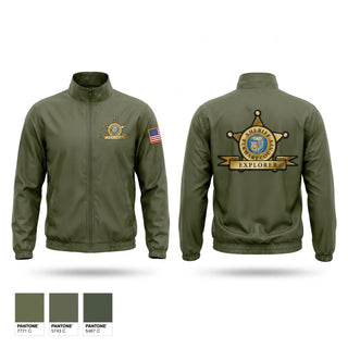 Windbreaker, Elkhart county sheriff office explorer program, Police, Teamtime, Team time, sublimation, custom sports apparel, team uniforms, spirit wear, spiritwear, sports uniforms, custom shirts, team store, custom team store, fundraiser sports, apparel fundraiser