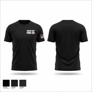 Short Sleeve Performance Shirt, Sunset Bay Fire Co, Fire Department, Teamtime, Team time, sublimation, custom sports apparel, team uniforms, spirit wear, spiritwear, sports uniforms, custom shirts, team store, custom team store, fundraiser sports, apparel fundraiser