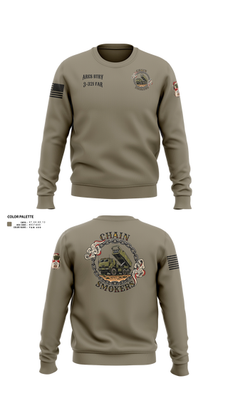 Crew Neck Sweatshirt, 1/A/3-321 FAR, Army, Teamtime, Team time, sublimation, custom sports apparel, team uniforms, spirit wear, spiritwear, sports uniforms, custom shirts, team store, custom team store, fundraiser sports, apparel fundraiser