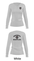 Lansingburgh Knights 54257003 Women's Long Sleeve V-neck Shirt - 11