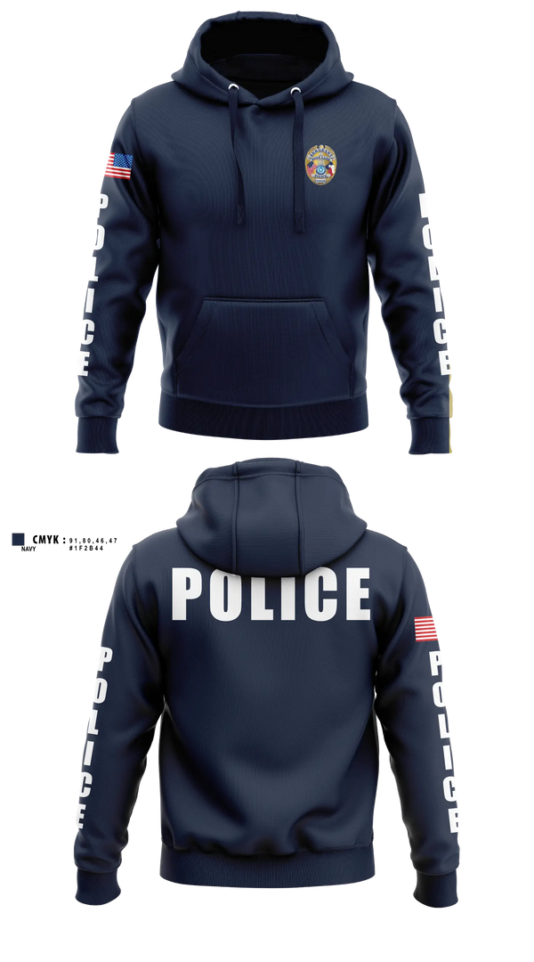 Hoodie, Sour Lake Police Department, Police, Teamtime, Team time, sublimation, custom sports apparel, team uniforms, spirit wear, spiritwear, sports uniforms, custom shirts, team store, custom team store, fundraiser sports, apparel fundraiser