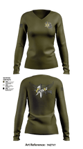 Lapeer County Sheriff SRT Team 961768 Women's Long Sleeve V-neck Shirt - 1