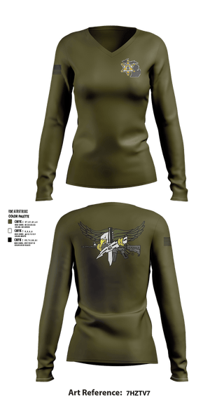 Womens Long Sleeve Vneck Shirt, Lapeer County Sheriff SRT Team, Police, Teamtime, Team time, sublimation, custom sports apparel, team uniforms, spirit wear, spiritwear, sports uniforms, custom shirts, team store, custom team store, fundraiser sports, apparel fundraiser