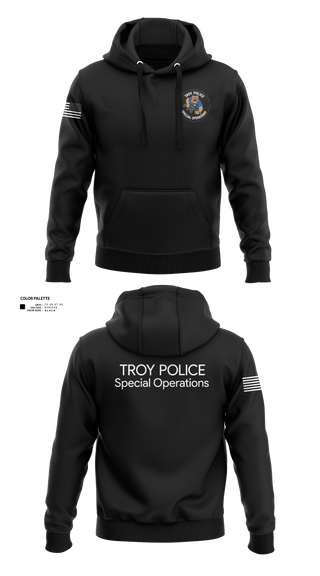 Hoodie, Troy Police Special Operations, Police, Teamtime, Team time, sublimation, custom sports apparel, team uniforms, spirit wear, spiritwear, sports uniforms, custom shirts, team store, custom team store, fundraiser sports, apparel fundraiser