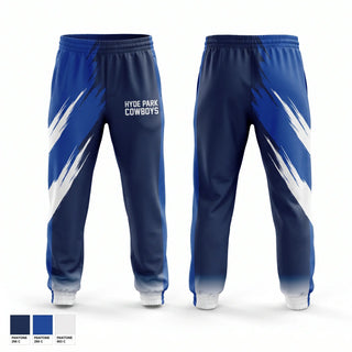 Sweatpants, Hyde park cowboys, Cheer, Teamtime, Team time, sublimation, custom sports apparel, team uniforms, spirit wear, spiritwear, sports uniforms, custom shirts, team store, custom team store, fundraiser sports, apparel fundraiser