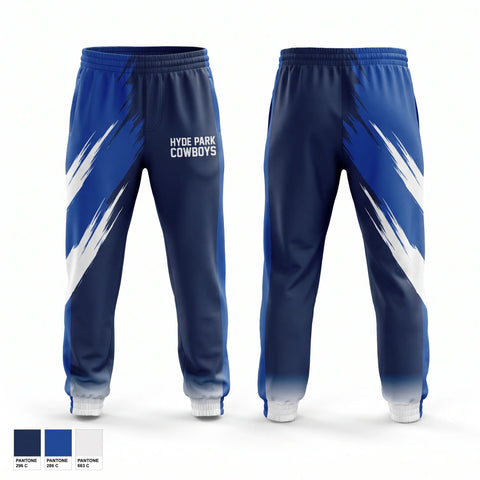 Sweatpants, Hyde park cowboys, Cheer, Teamtime, Team time, sublimation, custom sports apparel, team uniforms, spirit wear, spiritwear, sports uniforms, custom shirts, team store, custom team store, fundraiser sports, apparel fundraiser