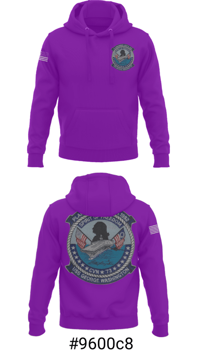 USS GEORGE WASHINGTON CVN-73 87107086 Hoodie - 8