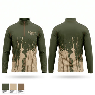 Quarter Zip Jacket, Ruffstock OTM, Softball, Teamtime, Team time, sublimation, custom sports apparel, team uniforms, spirit wear, spiritwear, sports uniforms, custom shirts, team store, custom team store, fundraiser sports, apparel fundraiser