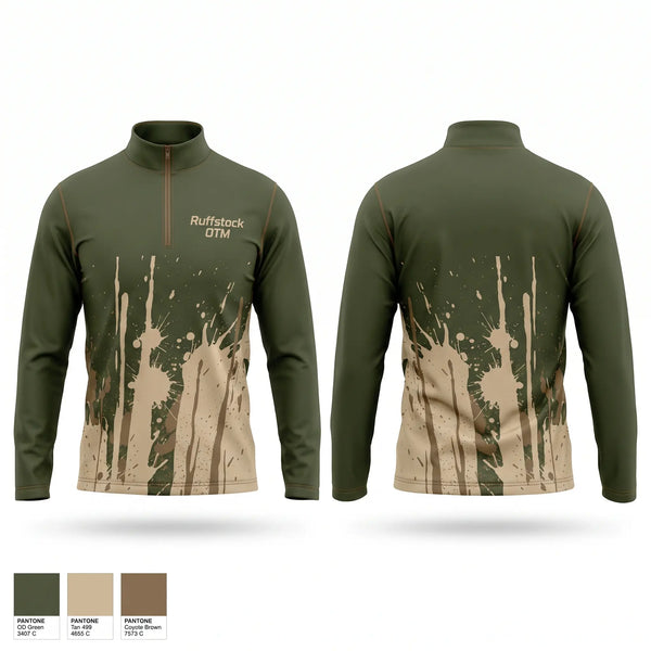 Quarter Zip Jacket, Ruffstock OTM, Softball, Teamtime, Team time, sublimation, custom sports apparel, team uniforms, spirit wear, spiritwear, sports uniforms, custom shirts, team store, custom team store, fundraiser sports, apparel fundraiser
