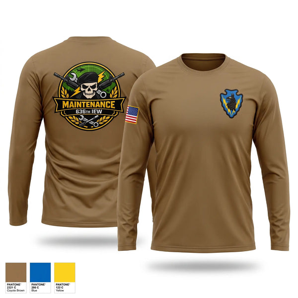 Long Sleeve Performance Shirt, 636th IEW, National Guard, Teamtime, Team time, sublimation, custom sports apparel, team uniforms, spirit wear, spiritwear, sports uniforms, custom shirts, team store, custom team store, fundraiser sports, apparel fundraiser