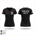 IRS-CI Women's Short Sleeve V-neck Shirt - 1