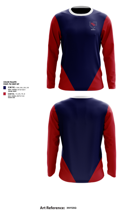 BHP Baseball 6198645 Long Sleeve Performance Shirt 1