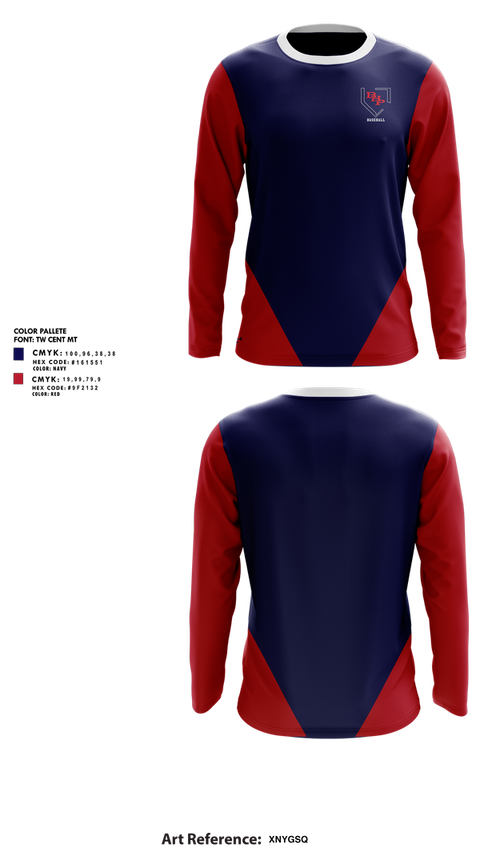 Long Sleeve Performance Shirt, BHP Baseball, Baseball, Teamtime, Team time, sublimation, custom sports apparel, team uniforms, spirit wear, spiritwear, sports uniforms, custom shirts, team store, custom team store, fundraiser sports, apparel fundraiser