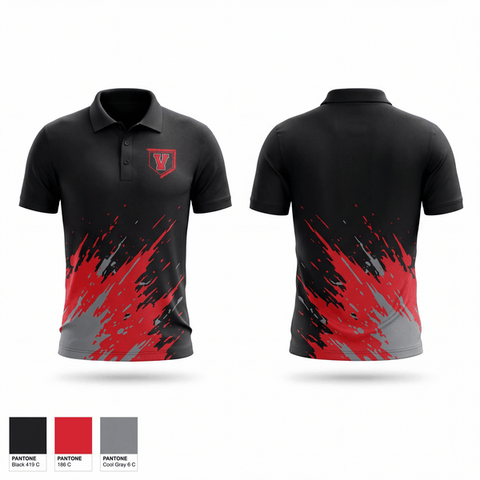 Short Sleeve Performance Polo, Victory Christian Academy Storm, Baseball, Teamtime, Team time, sublimation, custom sports apparel, team uniforms, spirit wear, spiritwear, sports uniforms, custom shirts, team store, custom team store, fundraiser sports, apparel fundraiser