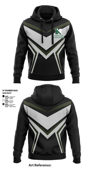 Minnechaug Regional High School Cheer 84223142 Hoodie - 1