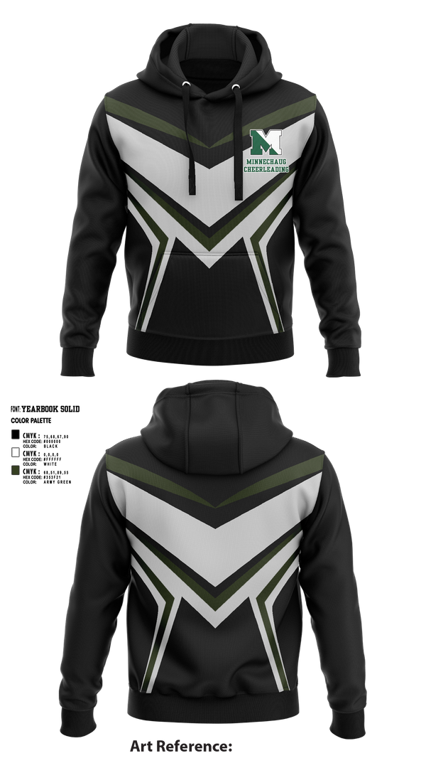 Hoodie, Minnechaug Regional High School Cheer, Cheer, Teamtime, Team time, sublimation, custom sports apparel, team uniforms, spirit wear, spiritwear, sports uniforms, custom shirts, team store, custom team store, fundraiser sports, apparel fundraiser