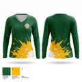 Bethel Bruins Women's Long Sleeve V-neck Shirt - 1