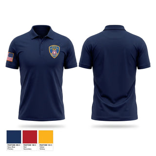 Short Sleeve Performance Polo, Rescue Vol Hose Co 1, Fire Department, Teamtime, Team time, sublimation, custom sports apparel, team uniforms, spirit wear, spiritwear, sports uniforms, custom shirts, team store, custom team store, fundraiser sports, apparel fundraiser