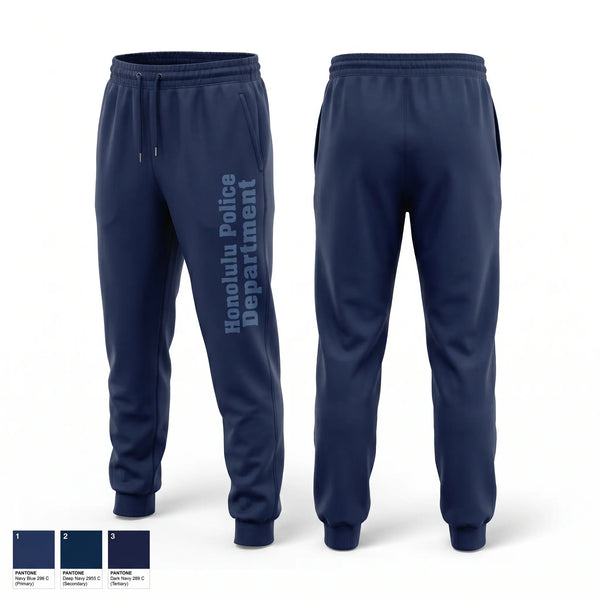 Sweatpants, Honolulu Police Department, Police, Teamtime, Team time, sublimation, custom sports apparel, team uniforms, spirit wear, spiritwear, sports uniforms, custom shirts, team store, custom team store, fundraiser sports, apparel fundraiser