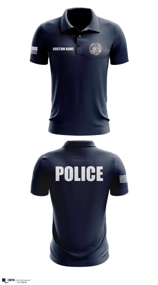 Short Sleeve Performance Polo, Fort Walton Beach Police Department, Police, Teamtime, Team time, sublimation, custom sports apparel, team uniforms, spirit wear, spiritwear, sports uniforms, custom shirts, team store, custom team store, fundraiser sports, apparel fundraiser
