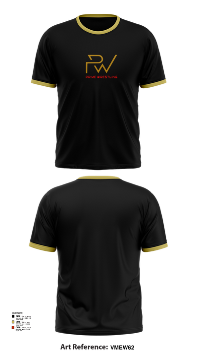 Prime Wrestling 25861032 Short Sleeve Performance Shirt - 44