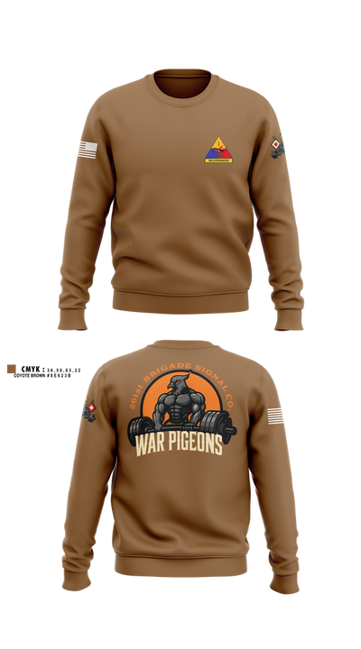261st War Pigeons Crew Neck Sweatshirt - 103